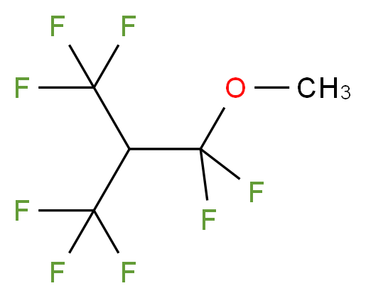 Methyl 1,1,3,3,3-pentafluoro-2-(trifluoromethyl)-propyl ether_分子结构_CAS_382-26-3)