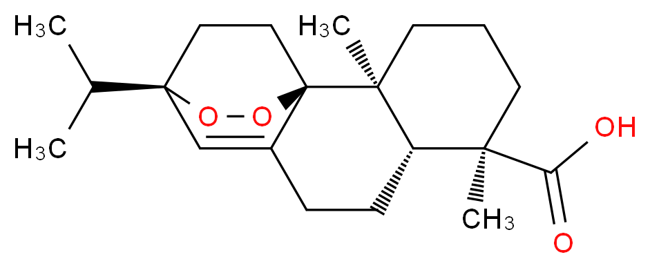 9α,13α-Epidioxyabiet-8(14)-en-18-oic acid_分子结构_CAS_116499-73-1)