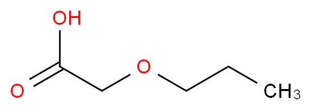 2-propoxyacetic acid_分子结构_CAS_54497-00-6