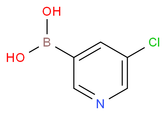 5-Chloropyridine-3-boronic acid_分子结构_CAS_872041-85-5)