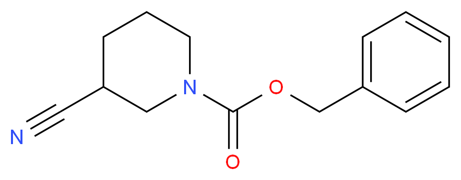 3-Cyano-piperidine-1-carboxylic acid benzyl ester_分子结构_CAS_885069-22-7)