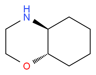 trans-octahydro-2H-1,4-benzoxazine_分子结构_CAS_74572-19-3)