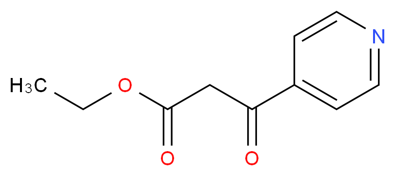 Ethyl isonicotinoylacetate_分子结构_CAS_)