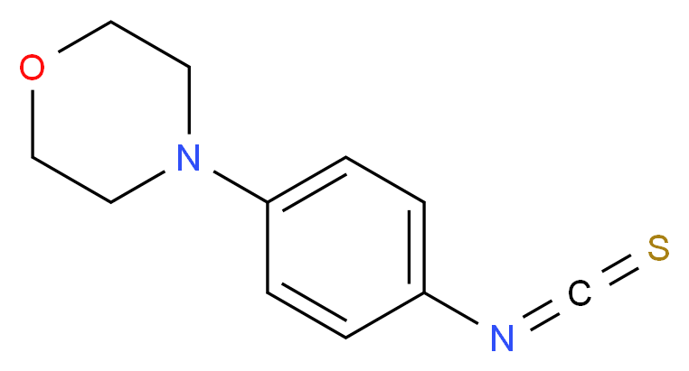 4-(4-Isothiocyanatophenyl)morpholine_分子结构_CAS_51317-66-9)