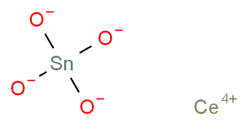 λ<sup>4</sup>-cerium(4+) ion stannanetetrakis(olate)_分子结构_CAS_53169-23-6