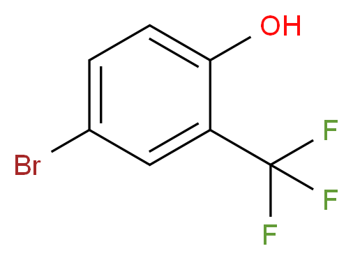 4-Bromo-2-(trifluoromethyl)phenol_分子结构_CAS_50824-04-9)