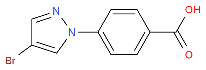 4-(4-bromo-1H-pyrazol-1-yl)benzoic acid_分子结构_CAS_926212-84-2)