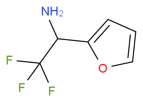 2,2,2-trifluoro-1-(furan-2-yl)ethan-1-amine_分子结构_CAS_65686-90-0