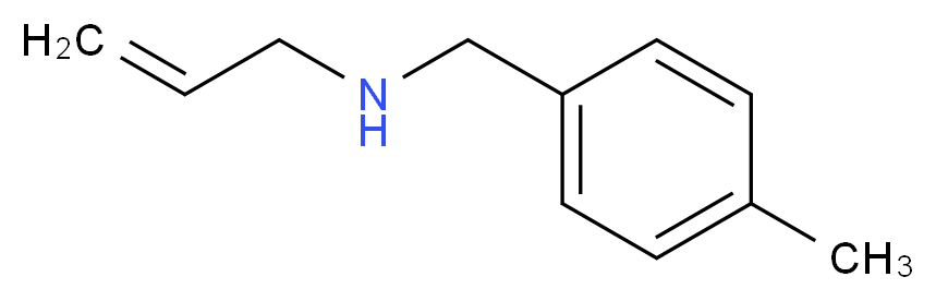 [(4-methylphenyl)methyl](prop-2-en-1-yl)amine_分子结构_CAS_86926-54-7