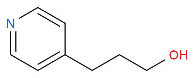 4-Pyridinepropanol_分子结构_CAS_2629-72-3)