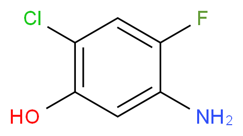 5-Amino-2-chloro-4-fluorophenol_分子结构_CAS_)
