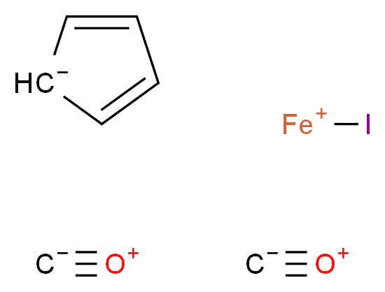 cyclopenta-2,4-dien-1-ide; iodoironylium; bis(methanidylidyneoxidanium)_分子结构_CAS_12078-28-3