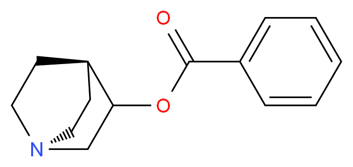 1-azabicyclo[2.2.2]octan-3-yl benzoate_分子结构_CAS_16852-81-6