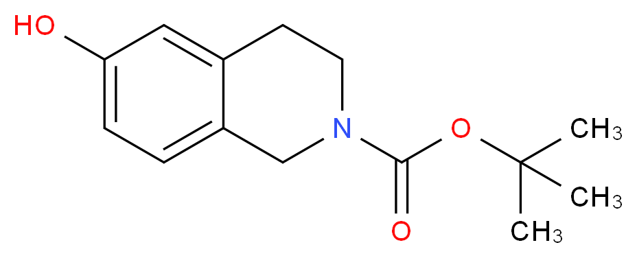 tert-Butyl 6-hydroxy-1,2,3,4-tetrahydroisoquinoline-2-carboxylate_分子结构_CAS_158984-83-9)