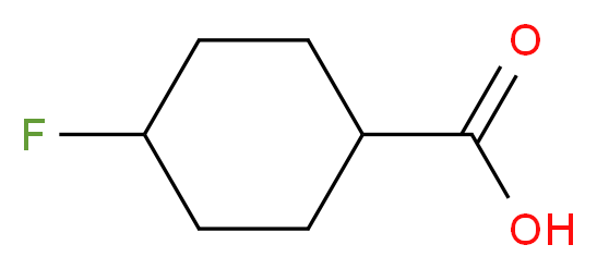 4-Fluorocyclohexane-1-carboxylic acid_分子结构_CAS_174771-54-1)