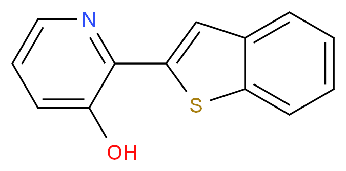 2-(Benzo[b]thiophen-2-yl)pyridin-3-ol_分子结构_CAS_1261973-39-0)