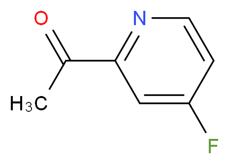 1-(4-fluoropyridin-2-yl)ethanone_分子结构_CAS_1060809-37-1)