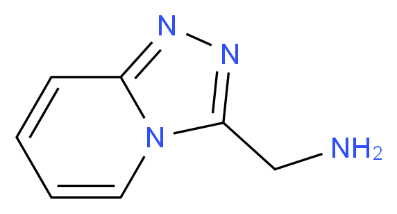 [1,2,4]triazolo[4,3-a]pyridin-3-ylmethanamine_分子结构_CAS_91981-59-8