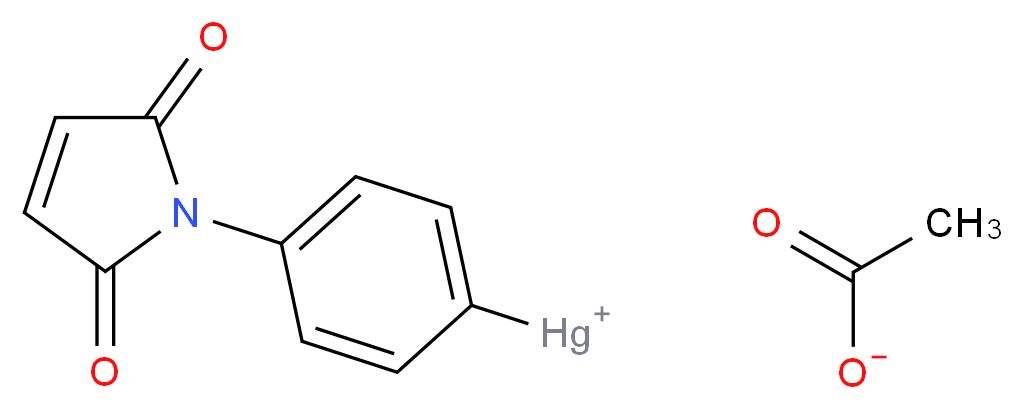 N-[p-(Acetylmercuric)phenyl]maleimide_分子结构_CAS_117259-61-7)