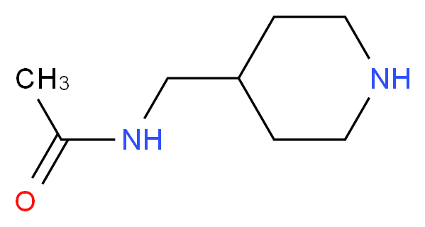 N-(Piperidin-4-ylmethyl)acetamide_分子结构_CAS_71207-33-5)