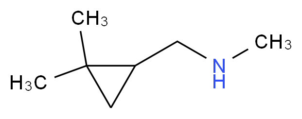 [(2,2-dimethylcyclopropyl)methyl](methyl)amine_分子结构_CAS_1199779-11-7