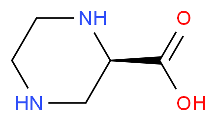 (R)-Piperazine-2-carboxylic acid_分子结构_CAS_31321-68-3)