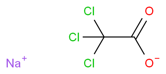 SODIUM TRICHLOROACETATE_分子结构_CAS_650-51-1)