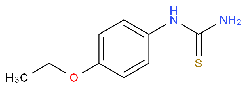 N-(4-ethoxyphenyl)thiourea_分子结构_CAS_880-29-5)