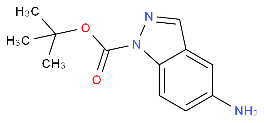 1-BOC-5-AMINO-INDAZOLE_分子结构_CAS_129488-10-4)