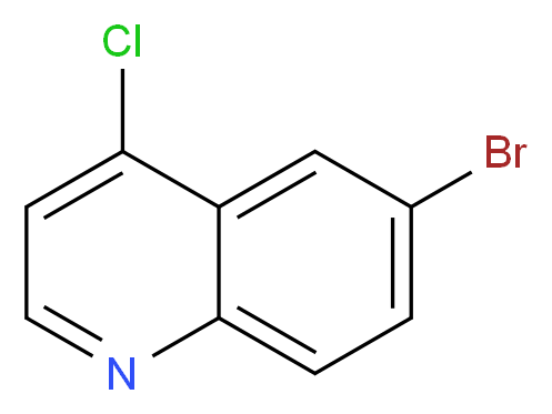 6-溴-4-氯喹啉_分子结构_CAS_65340-70-7)