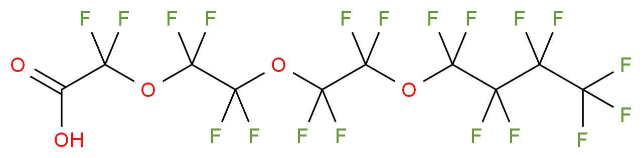 Perfluoro-3,6,9-trioxatridecanoic acid_分子结构_CAS_330562-41-9)