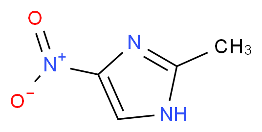 5-NITRO-2-METHYL IMIDAZOLE_分子结构_CAS_696-23-1)