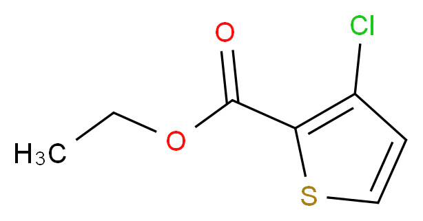 Ethyl 3-chlorothiophene-2-carboxylate_分子结构_CAS_153562-66-4)