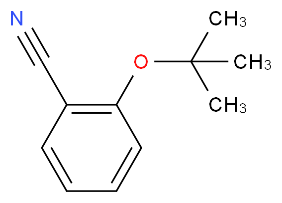 2-(tert-butoxy)benzonitrile_分子结构_CAS_218797-78-5