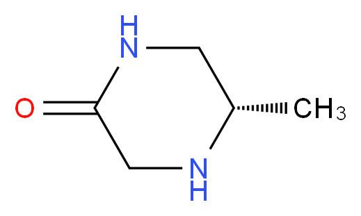 (S)-5-METHYL-PIPERAZIN-2-ONE_分子结构_CAS_1240583-20-3)