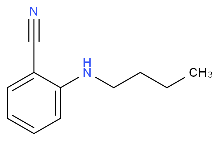 2-(Butylamino)benzonitrile_分子结构_CAS_5589-61-7)