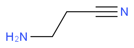 3-aminopropanenitrile_分子结构_CAS_151-18-8