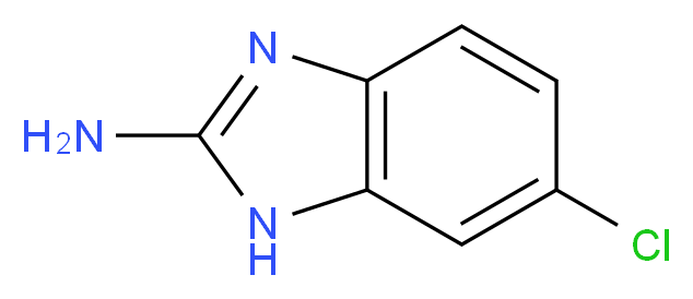 6-chloro-1H-1,3-benzodiazol-2-amine_分子结构_CAS_5418-93-9