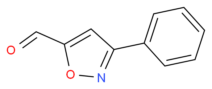 3-phenyl-1,2-oxazole-5-carbaldehyde_分子结构_CAS_72418-40-7