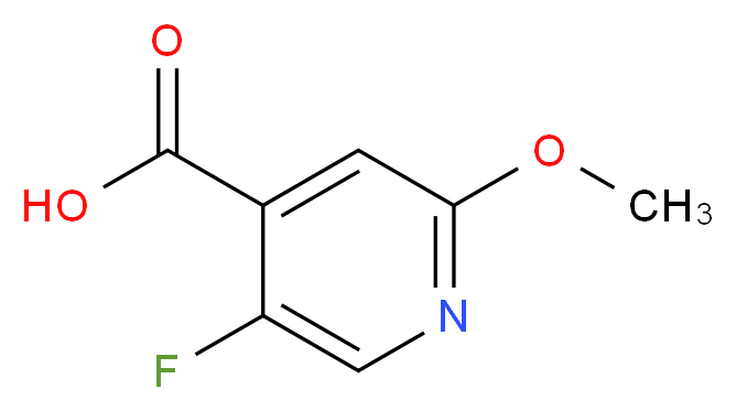 5-fluoro-2-methoxypyridine-4-carboxylic acid_分子结构_CAS_884495-30-1