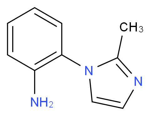 2-(2-methyl-1H-imidazol-1-yl)aniline_分子结构_CAS_)