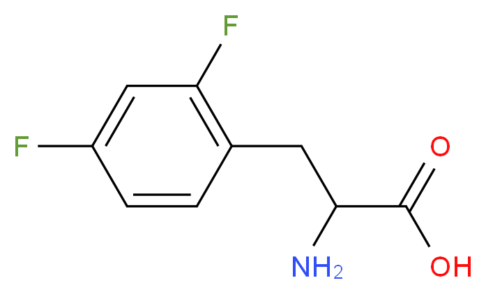 2,4-Difluoro-DL-phenylalanine 97%_分子结构_CAS_32133-35-0)