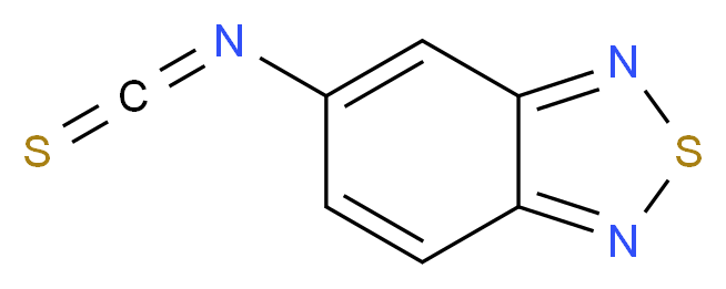 5-Isothiocyanato-2,1,3-benzothiadiazole_分子结构_CAS_337508-62-0)