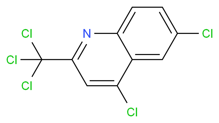 4,6-DICHLORO-2-TRICHLOROMETHYL-QUINOLINE_分子结构_CAS_93600-20-5)