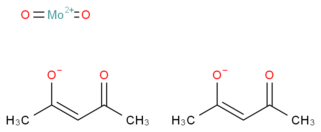 二(乙酰丙酮)氧化钼(VI)_分子结构_CAS_17524-05-9)