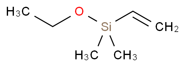 Ethoxydimethyl(vinyl)silane_分子结构_CAS_5356-83-2)