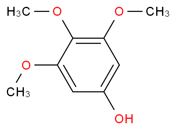 3,4,5-TriMethoxyphenol_分子结构_CAS_642-71-7)