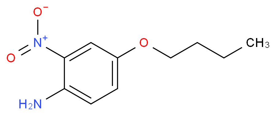 4-Butoxy-2-nitroaniline_分子结构_CAS_3987-86-8)