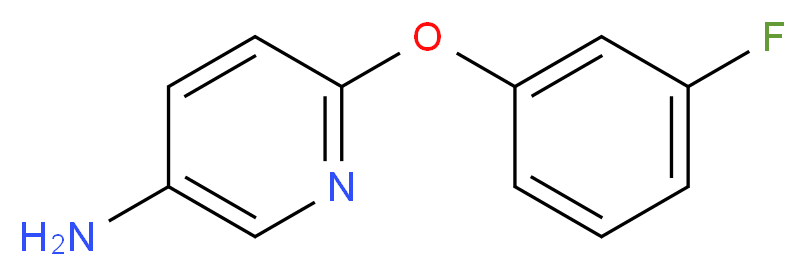 6-(3-fluorophenoxy)pyridin-3-amine_分子结构_CAS_954252-97-2