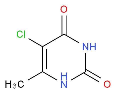 5-Chloro-6-methylpyrimidine-2,4(1H,3H)-dione_分子结构_CAS_16018-87-4)